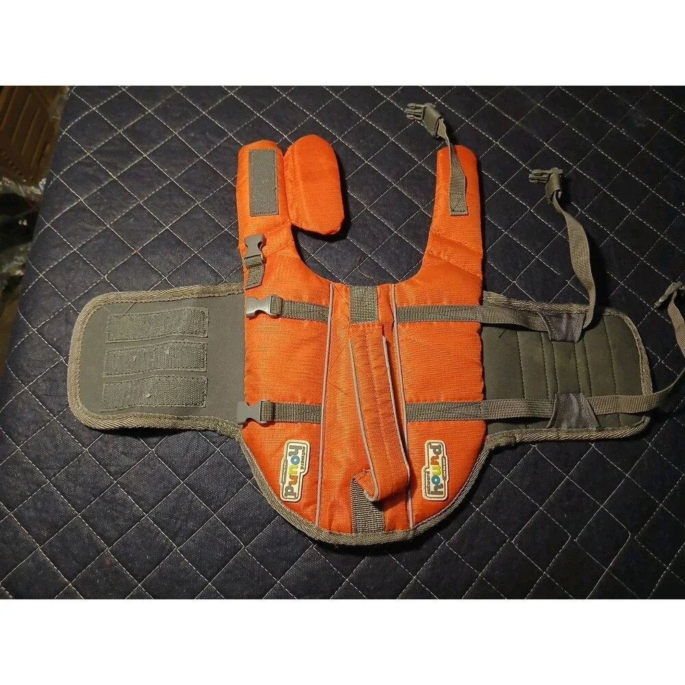 Outward Hound Granby Dog Life Jacket Orange Small Ripstop PFD Vest 22019